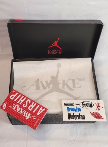 Awake NY x Jordan Air Ship PE SP | Mens 12 | University Red White Jordan Hangtag