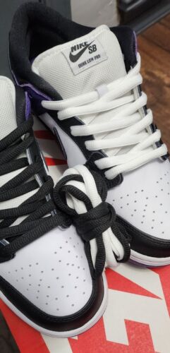 Nike SB Dunk Low Pro Court Purple | Mens 11.5 | Black White Purple Panda