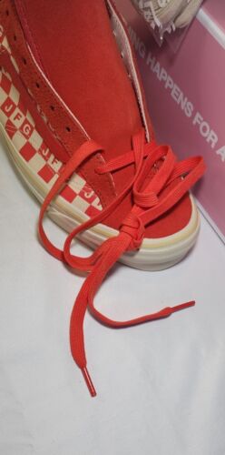 JFG Joe FreshGoods x VANS OG Style 36 Lx Red Honeymoon Mens Size 12 Checkerboard
