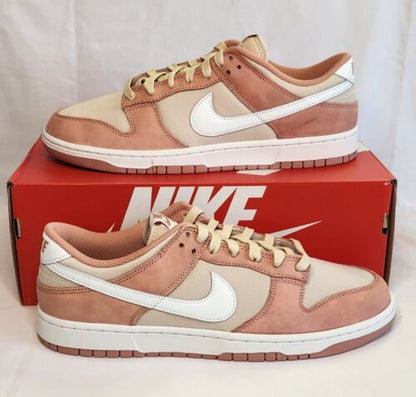 Nike Dunk Low Retro Premium | Mens Size 12.5 | Red Stardust Sanddrift Pink