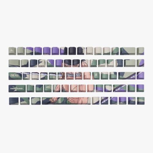 Higround x One Piece ZORRO 68-Key Keycap Set | SUPER RARE! | Ships FAST! 🔥NEW