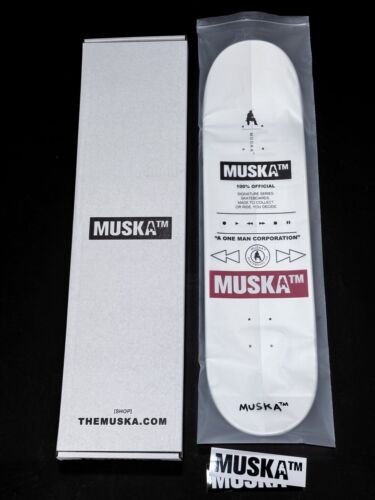 Chad Muska Signed Chadillac Muskalade White Pearl Dipped Deck ONLY 100 SIGNED 🔥