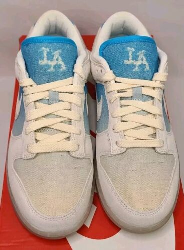 Nike Dunk Low "LA"Los Angeles Baltic Blue | Mens 6.5 / Womens Size 8 FLUFFY TOUNGE 🔥