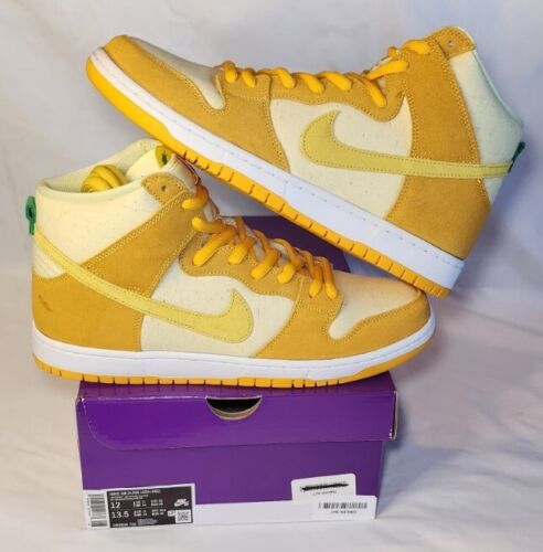 Nike SB Dunk High Pro Fruity Pack - Pineapple | Mens Size 12 | University Gold