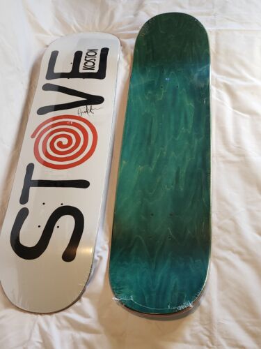 SIGNED Eric Koston STOVE Deck Autographed Skateboard Blue Stain🔥