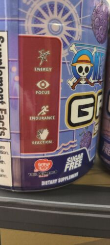 Gfuel x One Piece Treasure Chest Collectors Box | Devil Fruit Flavors Luffy Nico