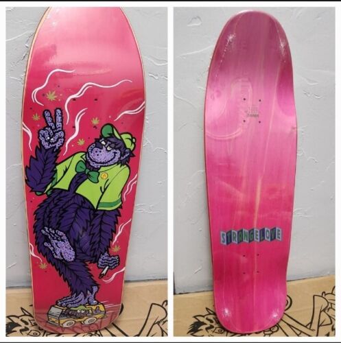 Strangelove Grape Ape HOT PINK Skateboard Deck Todd Bratrud Sean Cliver 9.75 NEW