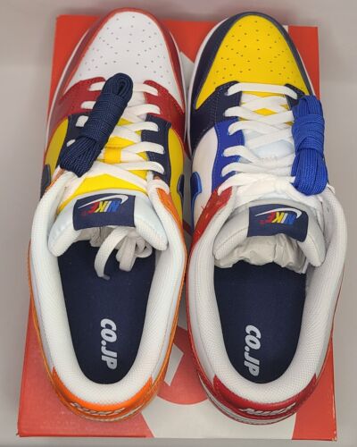 Nike Dunk Low CO.JP What The Dunk | Mens Size 12.5 | Navy Red Grey Orange P. Rod