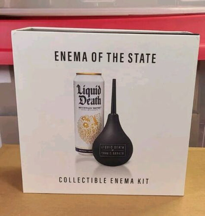 Travis Barker x Liquid Death Enema of the State Collectible Enema Kit 🔥