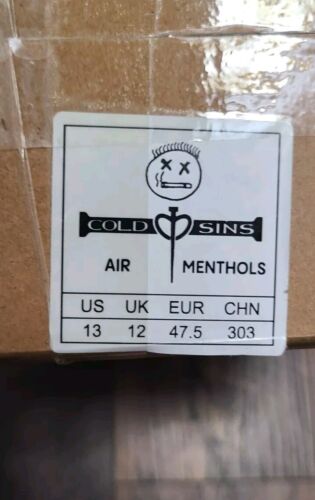 Cold Sins Air Menthols | Mens Size 13 | + Custom Smokes Shoe Box! Custom AJ1 Low