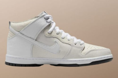AntiHero x Nike SB Dunk High Pro | Mens Size 12 | White Cream Grey Black Crackle