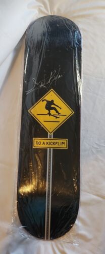 2 DO A KICKFLIP! Leticia Bufoni Signed Deck WHITE & BLACK Autographed Berrics