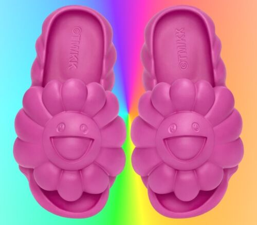 Takashi Murakami Ohana Full-Bloom Raspberry Rose | Mens 12 | Soft Pink Foam 🔥