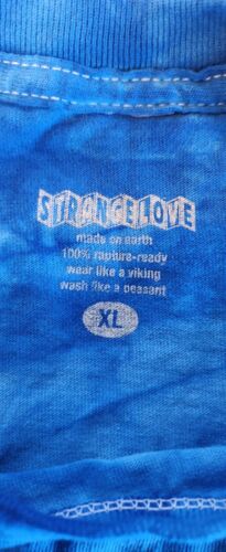 Strangelove Greatfull Dead Bears Tie Dye T-Shirt MENS SIZE XL Crystal Blue