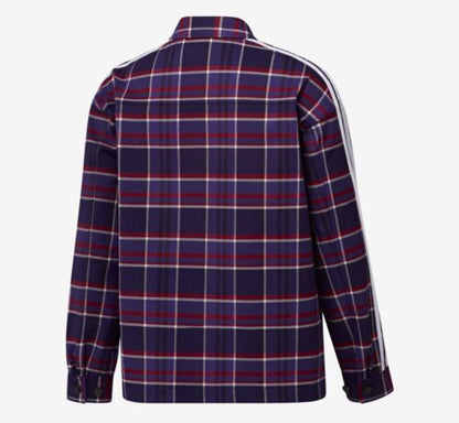 Adidas x Korn Long Sleeve Purple Flannel | Size LARGE | Oversized Fit NWT 🔥