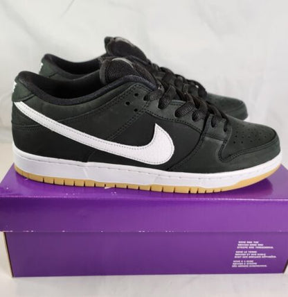 Nike SB Dunk Low Pro | Mens Size 12 | Black Gum Pack NeW!! Black White Noir Gum