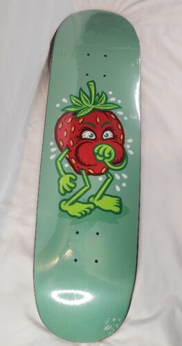 StrangeLove 420 "GLITTER RED" Strawberry Cough Deck 8.875 Super RaRe Skateboard