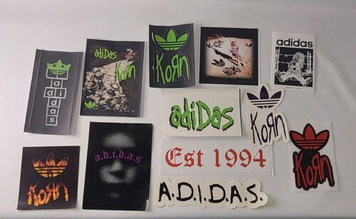 Korn x Adidas Sticker Pack From Every Collab - 12 Stickers - Super RARE! 🔥