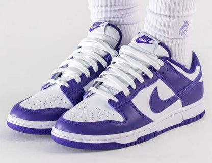 Nike Dunk Low Retro "Court Purple" | Mens Size 12 | White Purple Leather NEW