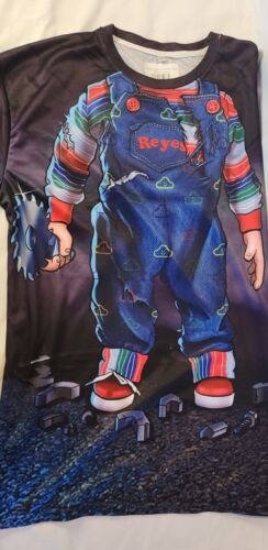 Thank You x Chucky Buddy Doll T-Shirt Mens Sz LARGE Skate Horror Halloween Reyes