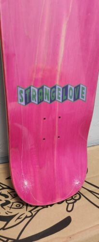 Strangelove Grape Ape HOT PINK Skateboard Deck Todd Bratrud Sean Cliver 9.75 NEW