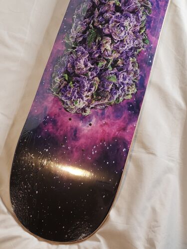 Strangelove 420 Skateboards COSMIC NUG Deck Art By Todd Bratrud Stoner Holiday Art