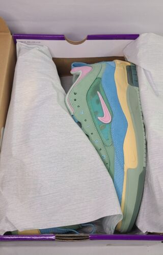 Nike SB Air Max Ishod Wair QS x Verdy Visty | Mens Sz 12 | Blue Gaze Pink Green