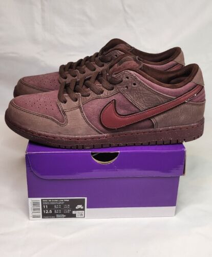 Nike SB Dunk Low PRM City of Love Burgundy Crush | Mens Size 11 | NEW!