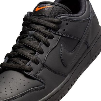 Nike SB Dunk Low Pro ISO Triple Black | Mens Sz 12 | Orange Label Skate Shoes 🔥