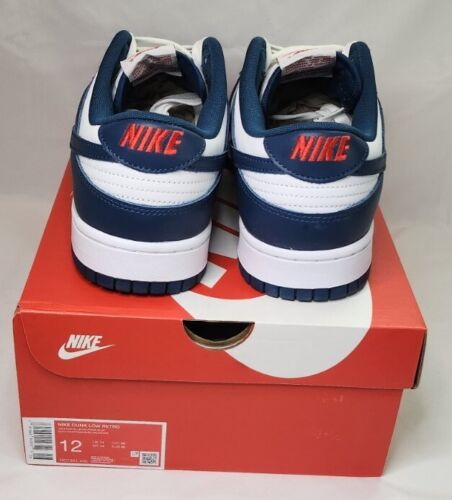 Nike Dunk Low Retro Valerian Blue | Mens Size 12 | NEW Blue Red White SHIPS FAST