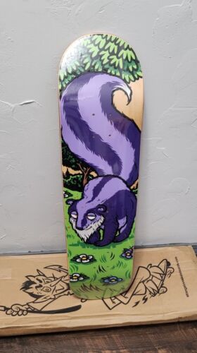 Strangelove 420 Skateboards Grandaddy Purple Skunk Deck Todd Bratrud Blue Stain