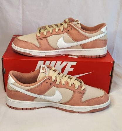 Nike Dunk Low Retro Premium | Mens Size 12.5 | Red Stardust Sanddrift Pink