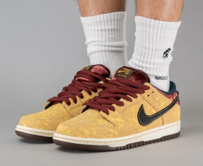 Nike SB Dunk Low City Of Cinema  | Size 13 | Red Velvet Gold Wheat SHIPS TODAY!