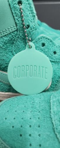 Corporate x Jordan Air Ship PE SP "GOT EM" | Mens Sz 9 | Aqua Green Hairy Suede
