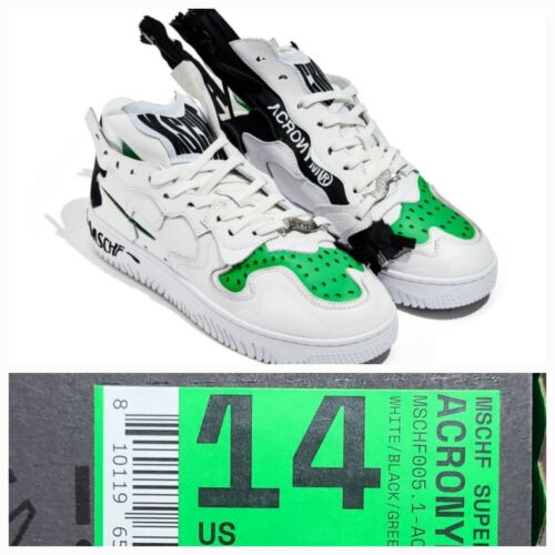 MSCHF Super Normal x Acronym AG | Mens Sz 14 | ONLY 250 PAIRS Green White Black