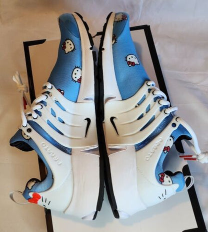 Nike X Sanrio Hello Kitty Air Presto QS Mens Size 12 University Blue Black White