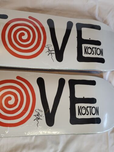 SIGNED Eric Koston STOVE Deck Autographed Skateboard Blue Stain🔥