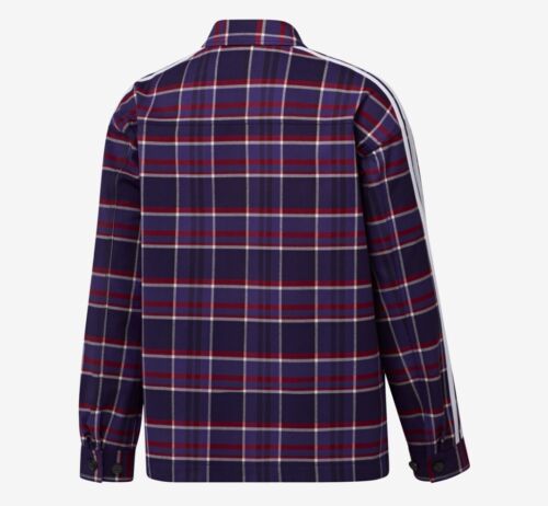 Adidas x Korn Long Sleeve Purple Flannel | Size 2XL | Oversized Fit NWT XXL 🔥