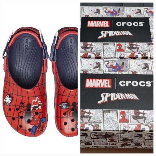 Crocs Team Spiderman All Terrain Crocs | Mens Size 13 | NEW! Ships FAST 🔥