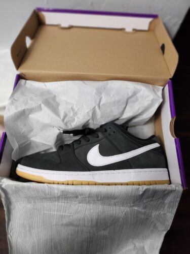 Nike SB Dunk Low Pro | Mens Size 12 | Black Gum Pack NeW!! Black White Noir Gum