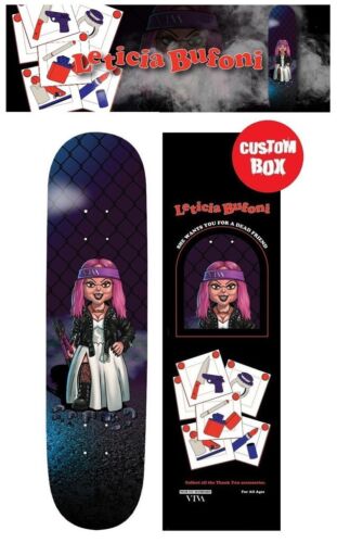 SIGNED Leticia Bufoni x Bride Of Chucky Deck Thank You Halloween Collectors Box!