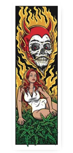 Strangelove Skateboards 420 SATIVA PRINCESS Print Signed & Numbered ONLY 75 MADE