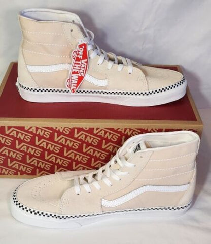 Vans Sk8-Hi | Mens Size 11.5 | Checkerboard Turtledove Tapered NEW In Box