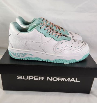 MSCHF Super Normal 2 Mint Mens Size 12 Coke White Green Blue University Red NEW!