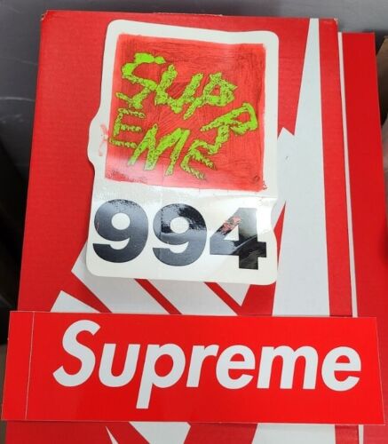 Supreme New York 994 Sticker + Supreme Red Box Logo Sticker NEW 2024 Set