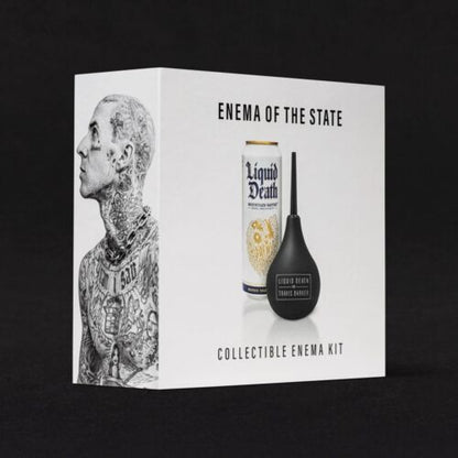 Travis Barker x Liquid Death Enema of the State Collectible Enema Kit 🔥