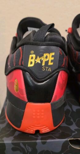 Bape x Dame 9 Adidas RED CAMO | Mens Sz 11.5 | 2024 Bathing Ape Basketball Shoes