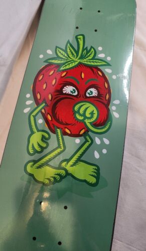 StrangeLove 420 "GLITTER RED" Strawberry Cough Deck 8.875 Super RaRe Skateboard