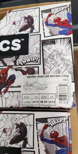 Crocs Team Spiderman All Terrain Crocs | Mens Size 13 | NEW! Ships FAST 🔥