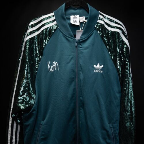 Adidas x Korn Green Sequin Jacket And Pants SET | Size LARGE | Only 900 Made!!